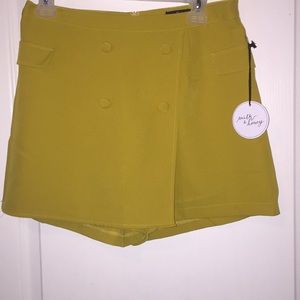 Yellow shorts